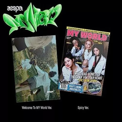 AESPA -  3rd Mini Album MY WORLD Zine Ver_1