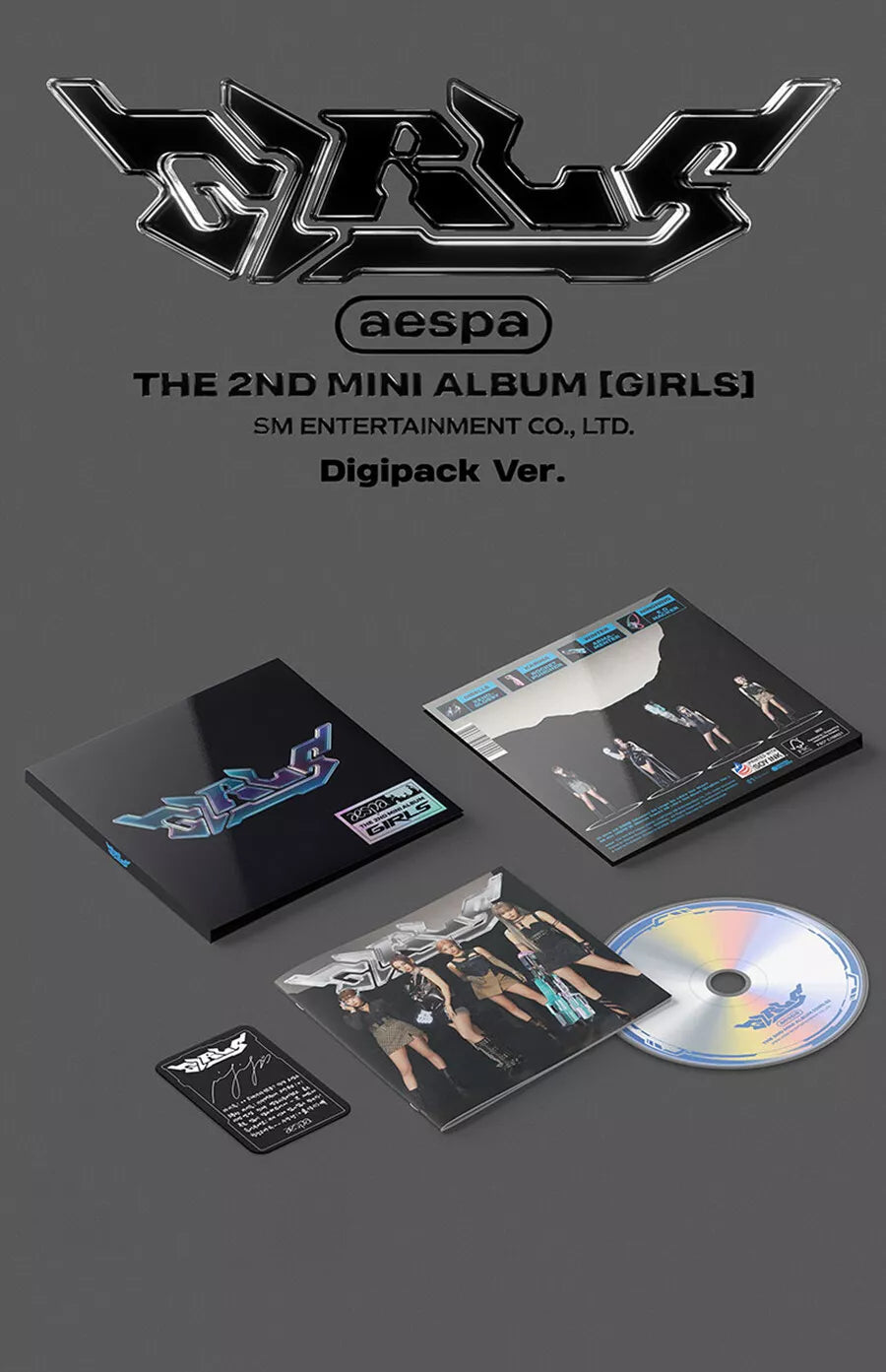 AESPA - Girls (2ND mini) Digipack Ver._2