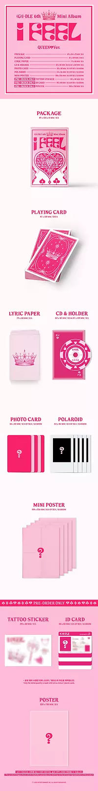 (G)I-DLE 6th Mini Album I feel Random ver_2