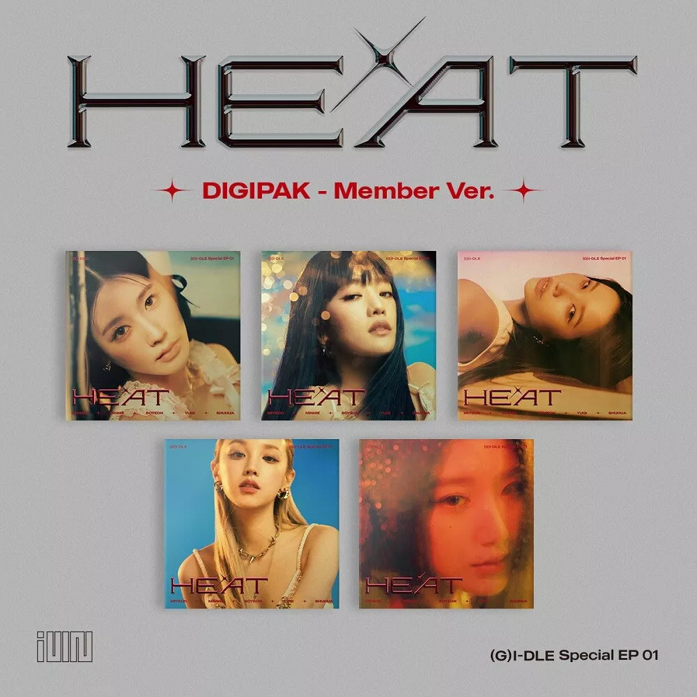 (G)I-DLE Special 1st 3P HEAT DIGIPAK MEMBER Random ver_1